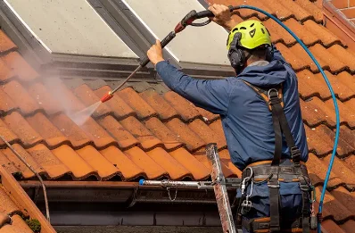 Démoussage et hydrofuge de toiture à Crotelles